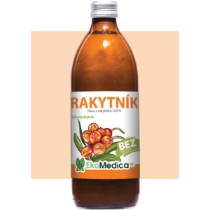 stopercentná prírodná šťava z rakytníka EkoMedica SK