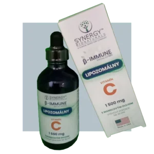 lipozomálny vitamín C Beta-Immune s mandľovým olejom Synergy Bionaturals 1500 mg