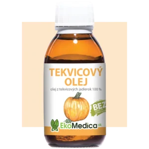 stopercentný prírodný tekvicový olej EkoMedica SK 100 ml